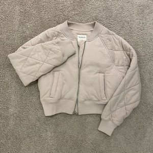 Abercrombie Quilted Bomber Jacket